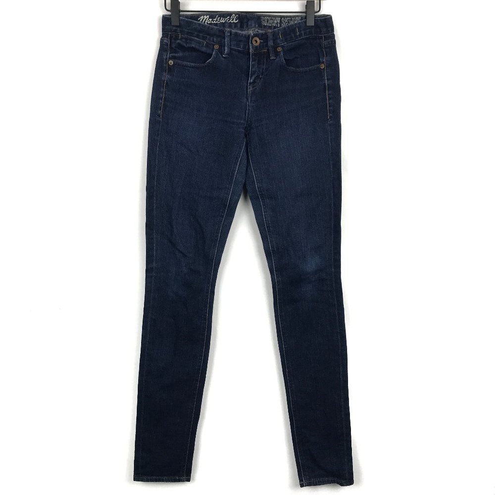 [3 for $15] Madewell 8" Rise Mid Rise Sz 25x32 Dark Wash Skinny Skinny Jeans